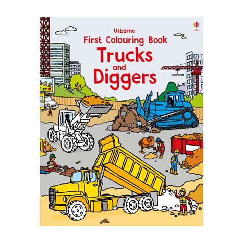 First Colouring Book Trucks And Diggers Little Farmers Store