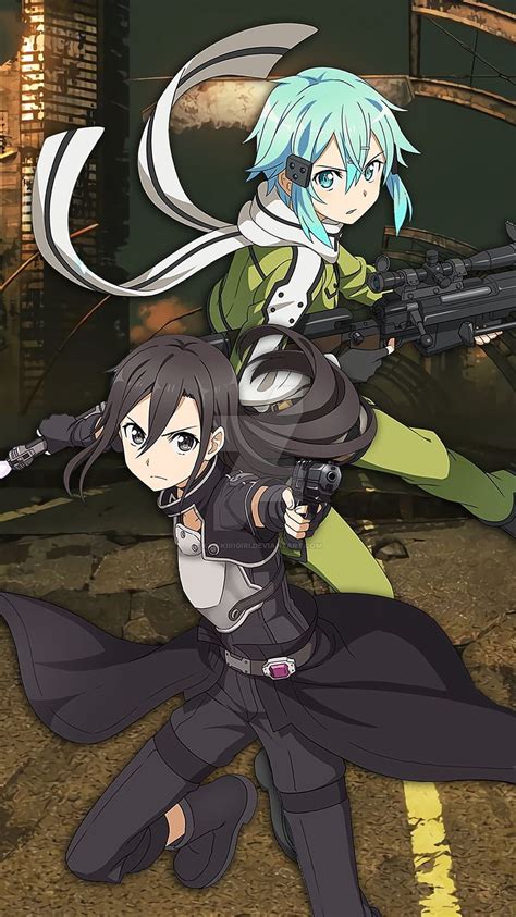 Sword Art Online Ggo Ggo Banner Mobile Sao Md Shinon Hd Phone