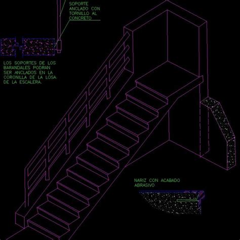 Stairway DWG Detail For AutoCAD Designs CAD