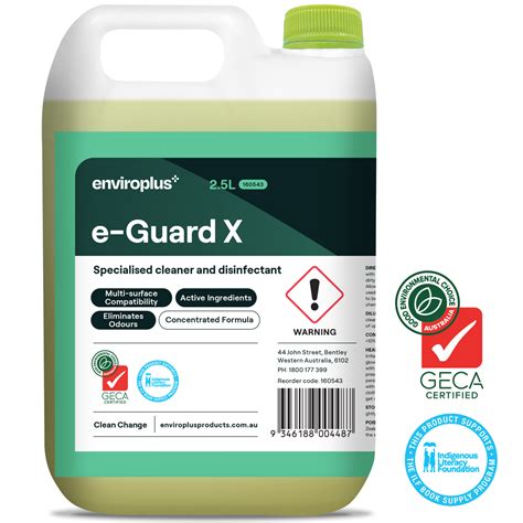 Enviroplus Concentrated Disinfectant Cleaner E Guard X E3 25l Each