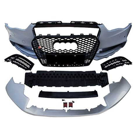 Wide Body Kit Designed Auto Front Bumper Facelift Rs Style With Grill