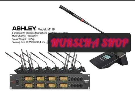 Jual Mic Wireless Conference Ashley Mic Podium Wireless M Original