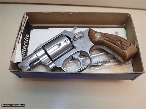 Smith & Wesson Model 60 .38 Special 2" Barrel Stainless Steel J-Frame Revolver w/Factory Box ...