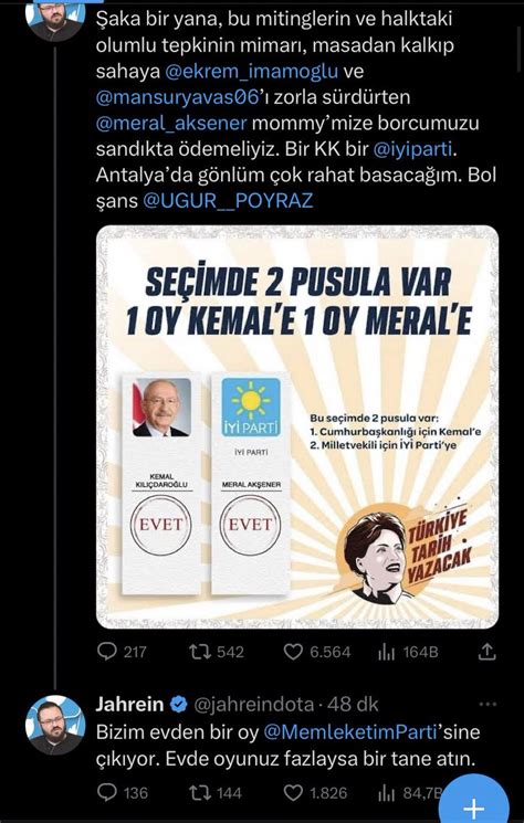 Muhbir On Twitter Jahrein Bir Oy Kemale Bir Oy Ak Enere Evde