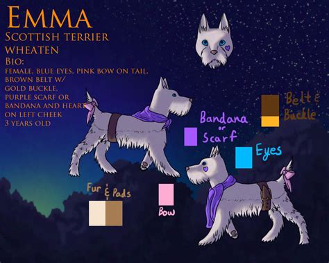 Emma Ref Sheet By Sunflower1997 On Deviantart