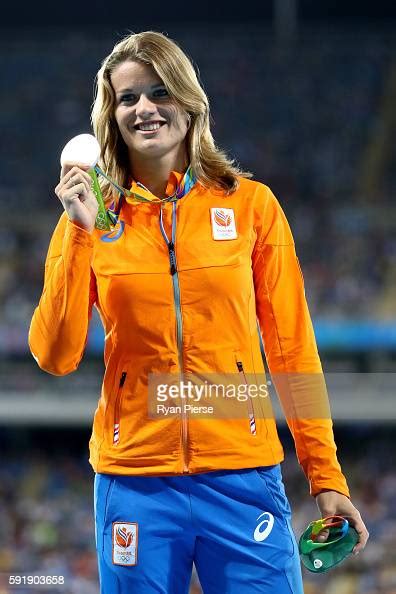 Silver Medalist Dafne Schippers Of The Netherlands Poses On The