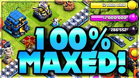 Clash Of Clans Maxed Out Base And How I Did It Youtube