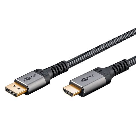 Goobay Displayport Til Hdmi Kabel M Han Han Sharkskin Gr