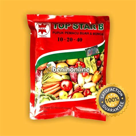 Jual Pupuk Pemacu Buah Dan Bunga Top Star B Gram Agrindo