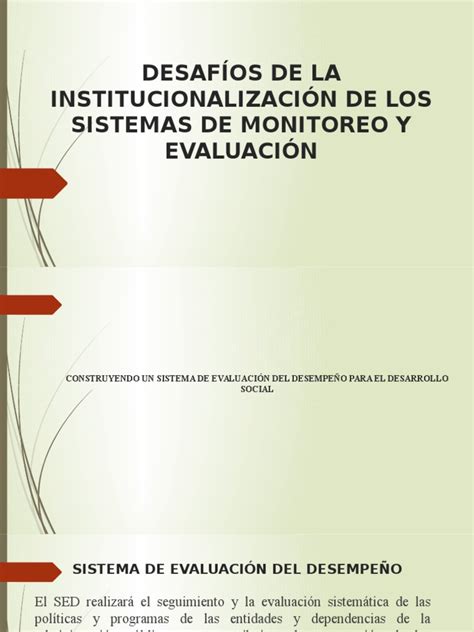 Pdf Desaf Os De La Institucionalizaci N De Los Sistemas De Pdfslide Net