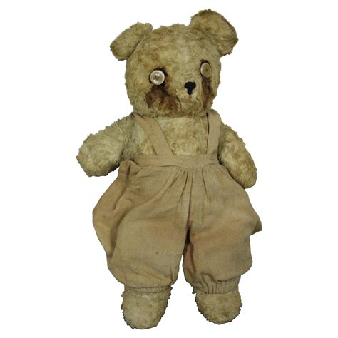 Rare Early 1900s Antique Steiff Hunchback German Teddy Bear Mohair