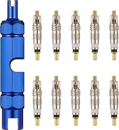 Pi Ces Presta Valve Cores Obus Valve Presta Avec Pi Ce Outil De