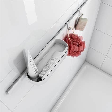 Hansgrohe Wallstoris Bathroom Accessory Set With Shelf Matt White