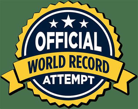 Guinness World Record PNG Transparent Backgrounds Guinness World