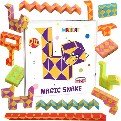 Cubidi Original Mini Serpents Magiques Avec Blocs Jouets D