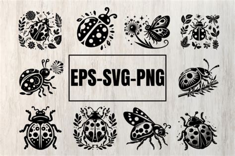 Ladybug Svg Bundle Graphic By Craftsmaker Creative Fabrica