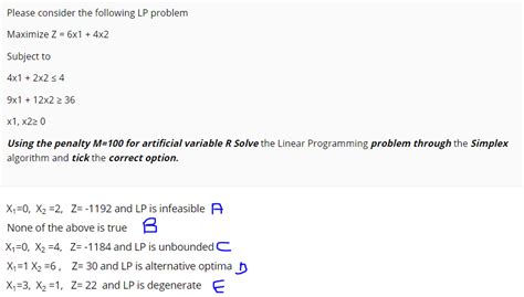 Solved Please Consider The Following Lp Problem Maximize Z