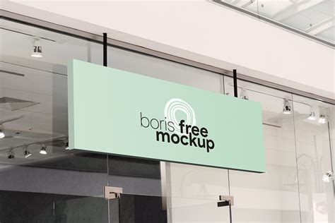 Free PSD Shop Signage Mockup on Behance | Shop signage, Free mockup ...