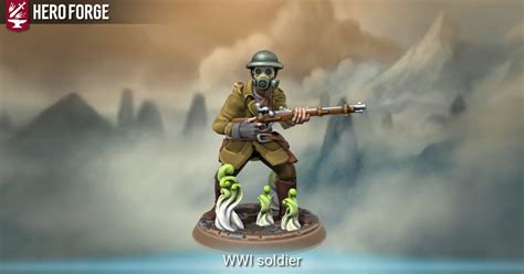 Wwi Soldier Made With Hero Forge