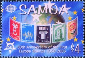 Stamp 50th Anniversary Of The First Europa Stamps 1956 2006 Samoa