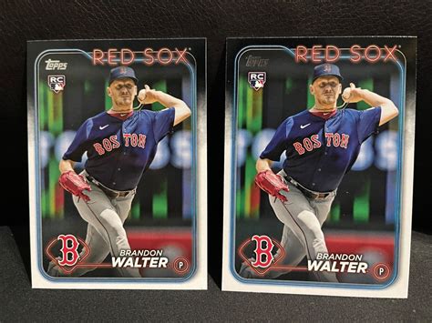 2 2024 Topps Brandon Walter RC 193 Red Sox EBay