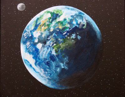 Earth Acrylic Painting Acrylmalerei Abstrakt Leinwand Ideen Malerei