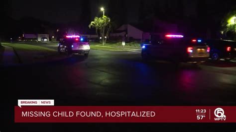 Missing 6 Year Old Girl Found Sent To Hospital