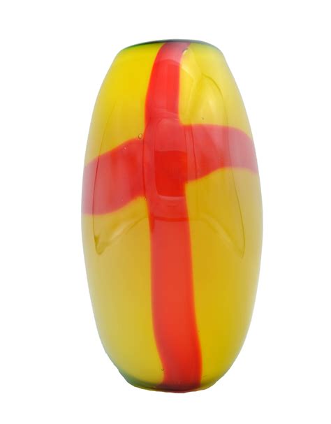 Striking Yellow Murano Glass Vase For Sale At 1stdibs Murano Glass Vase Yellow Yellow Glass Vase