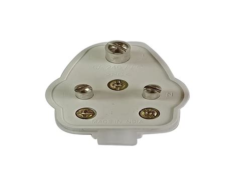 White Polycarbonate 6a Anchor Plug Top For Electric Fitting At Rs 50