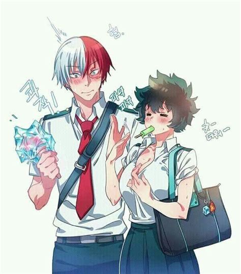 Tododeku Todoroki Boku Midoriya Izuku Boku No Hero Académia Boku No Academia Boku No Hero