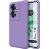 Funda Silicona Líquida Ultra Suave Para Oppo Reno 11f 5g Color Morada