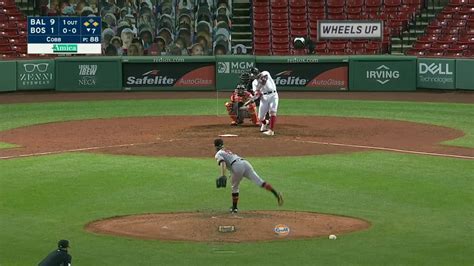 Michael Chavis Grounds Into A Double Play Shortstop Ramon Urias To