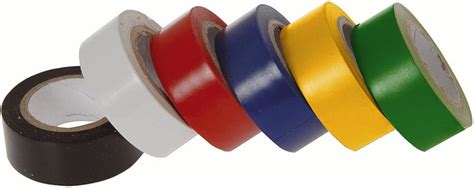 Electrical Insulation Tape - 6 Rolls, Assorted Colours | Wiltronics