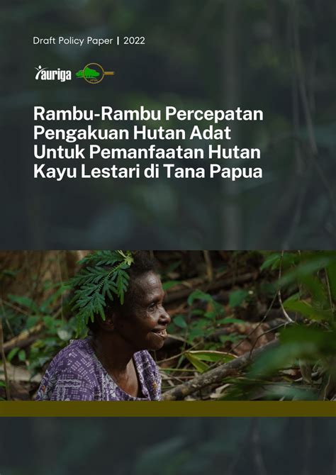 PDF Rambu Rambu Percepatan Pengakuan Hutan Adat Untuk Pemanfaatan