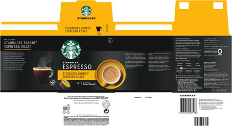 Кофе в капсулах Starbucks Blonde Espresso Roast купить в интернет