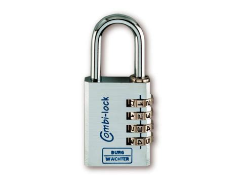 Burg Wächter Zahlen Vorhangschloss Combi Lock 90 40 Chromo SB kaufen