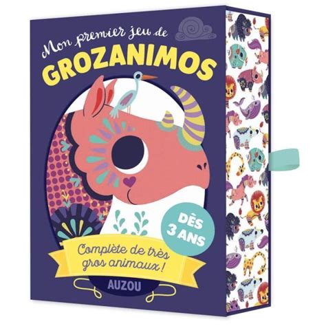 Jeux De Carte Mon Premier Jeu De Grozanimos Auzou Cdiscount Jeux Jouets