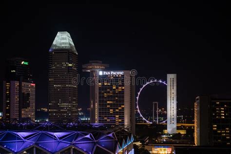 Singapore Downtown Marina Bay Convention Centre Stock Photo Image