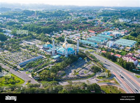 Aerial View Of Bandar Seri Begawan The Capital Of Brunei Bandar Stock