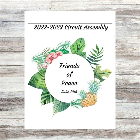 JW 2022 2023 Circuit Assembly Digital Notebook With Hyperlinks Friends