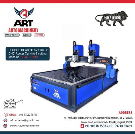 Ez H Double Head Cnc Wood Carving Machine Kw At In