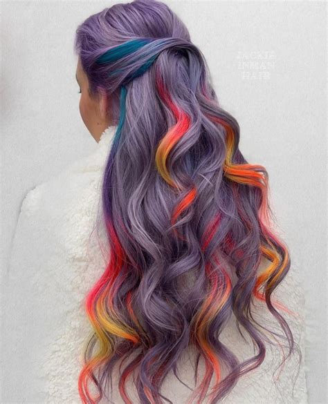 Updated 45 Ways To Rock Rainbow Hair September 2020