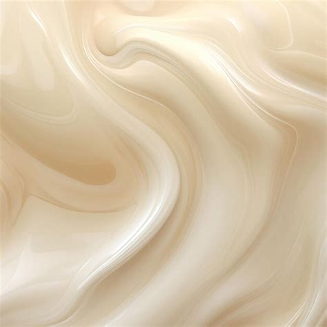 Premium Ai Image Beige Cream Swirls Abstract Background 3d Rendering