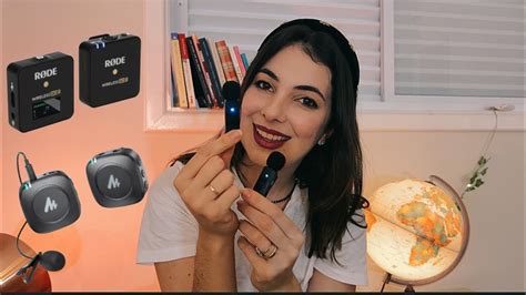 Asmr Teste Qual Microfone Te Arrepia Mais • Sweet Carol Youtube