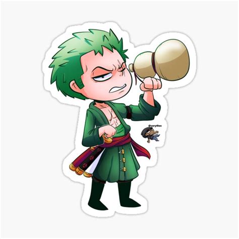 Zoro Sticker For Sale By Corythec Redbubble