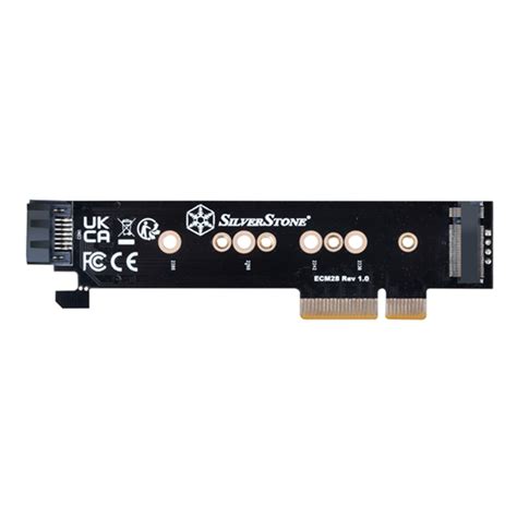 Silverstone Ecm28 Nvme M Key And Sata B Key M2 Ssd To Pci E X4