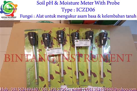 Bintang Instrument Jual Soil Ph Moisture Meter Iczd