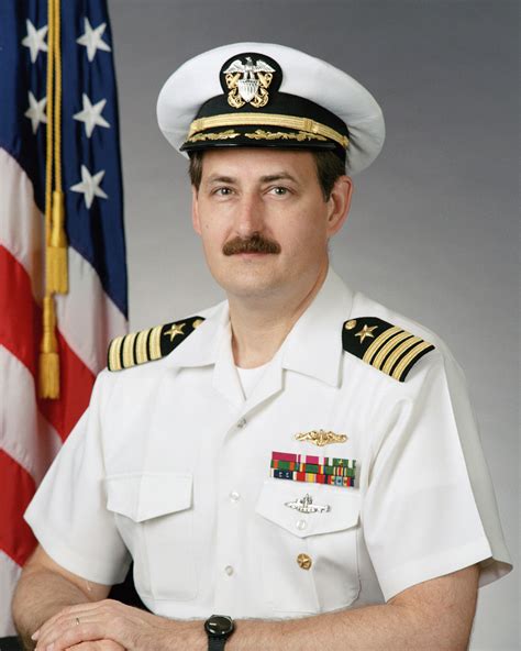 Portrait Us Navy Usn Captain Capt Joseph J Krol Covered Nara