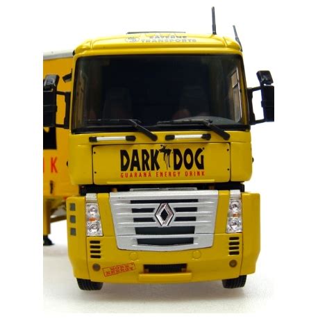 RENAULT MAGNUM REMORQUE KRONE DARK DOG REMORQUE Fabriqué par