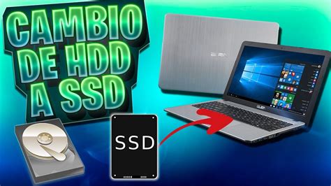 Cambiar Disco Duro A Ssd Laptop Asus E Instalar Windows Desde